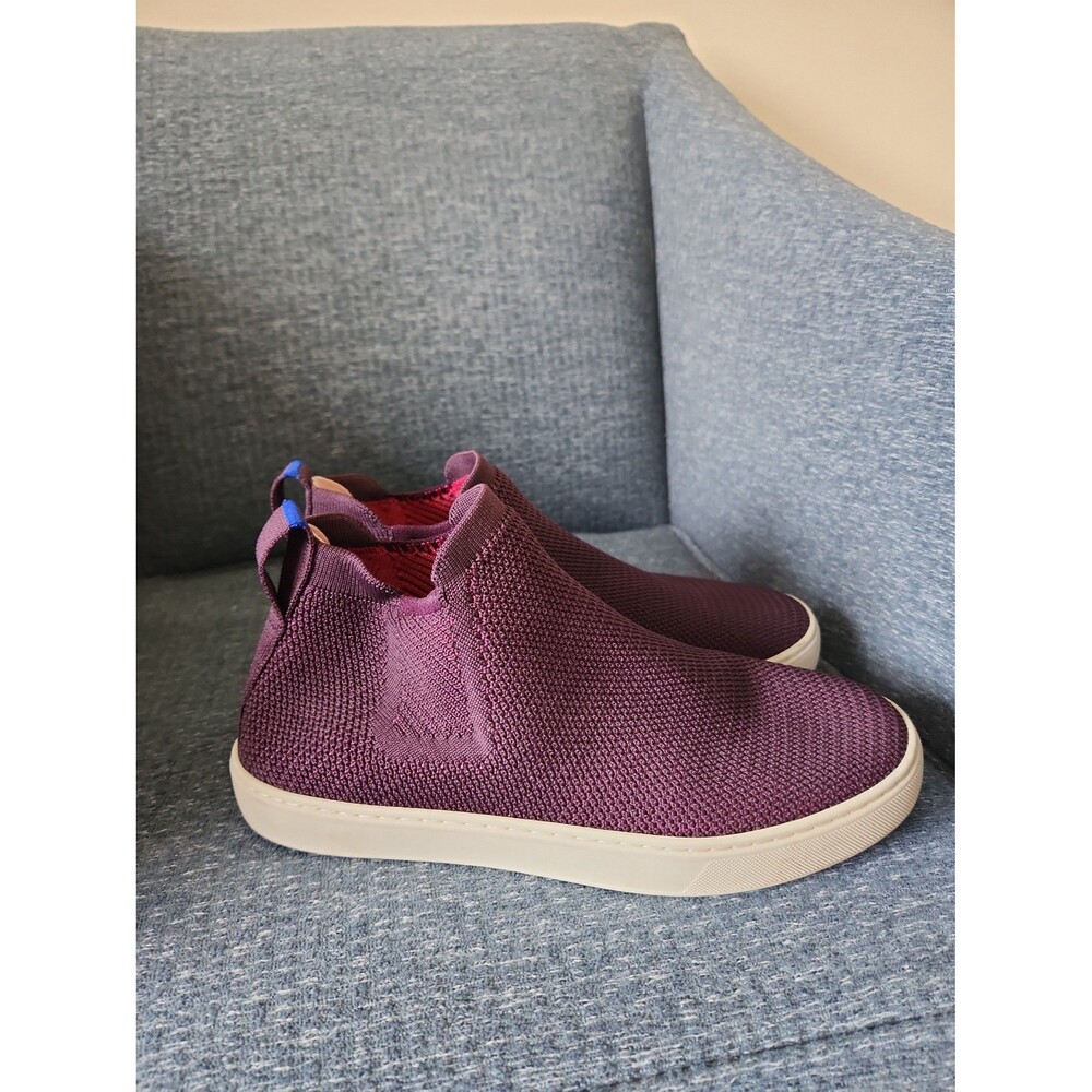 Rothy's Women's Hi-Top Slip-on Shoes Purple w/ Pink Interior Size 9